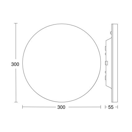 Steinel 067717 – Dimmbare LED-Leuchte mit Sensor RS PRO R10 PLUS SC 8,5W/230V IP40 3000K