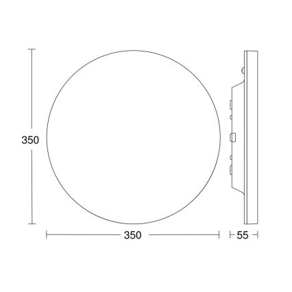 Steinel – Dimmbare LED-Leuchte mit Sensor RSPROR20BASIC 15,3W/230V IP40 4000K