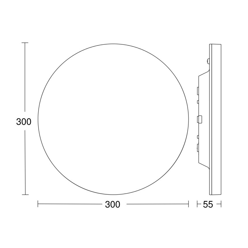 Steinel 067809 - LED Dimmbare Deckenleuchte mit Sensor RS PRO R10 BASIC SC LED/8,5W/230V 4000K IP40