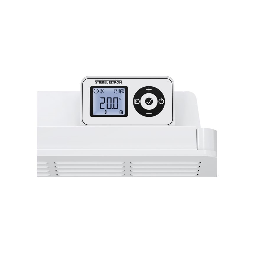 Stiebel Eltron - Wandkonvektor mit LCD-Anzeige und elektronischem Thermostat 2000W/230V IP24
