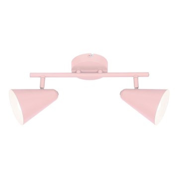 Strahler AMOR 2xE14/40W/230V rosa