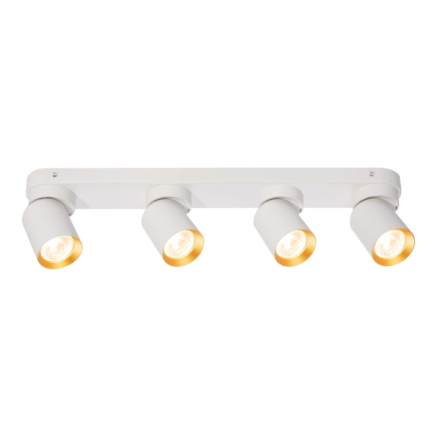 Strahler ANDY 4xGU10/8W/230V weiß/golden