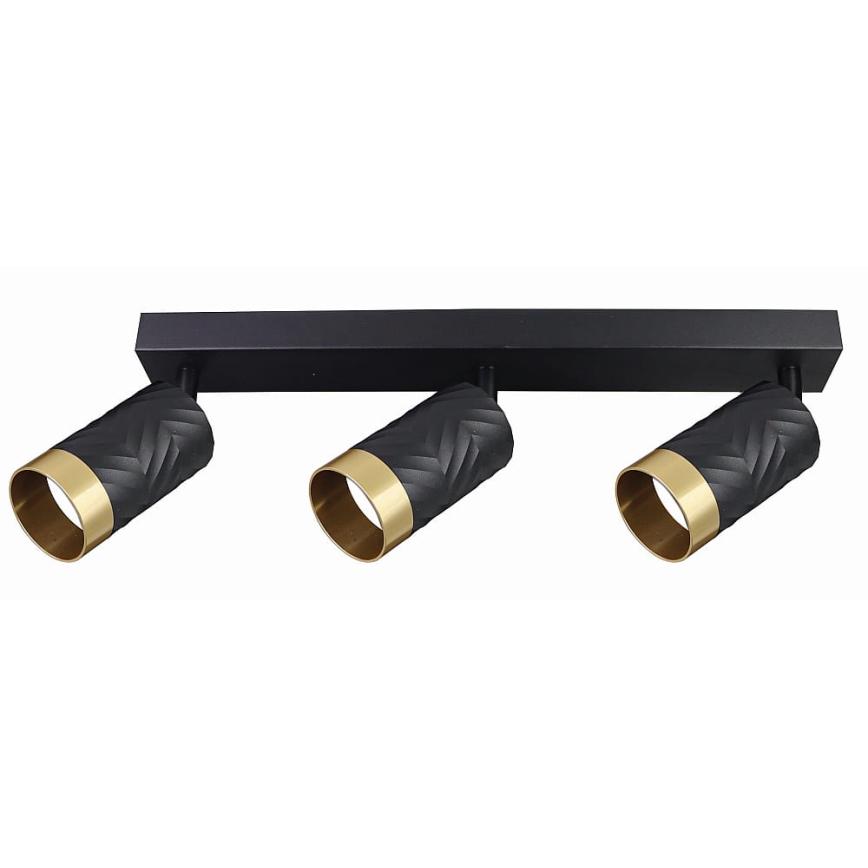 Strahler ARRAS 3xGU10/10W/230V schwarz