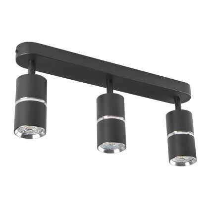 Strahler BAMBOO 3xGU10/10W/230V schwarz
