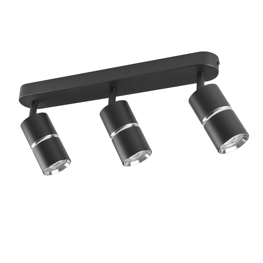 Strahler BAMBOO 3xGU10/10W/230V schwarz
