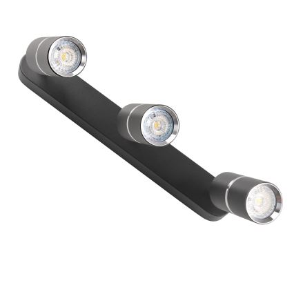 Strahler BAMBOO 3xGU10/10W/230V schwarz