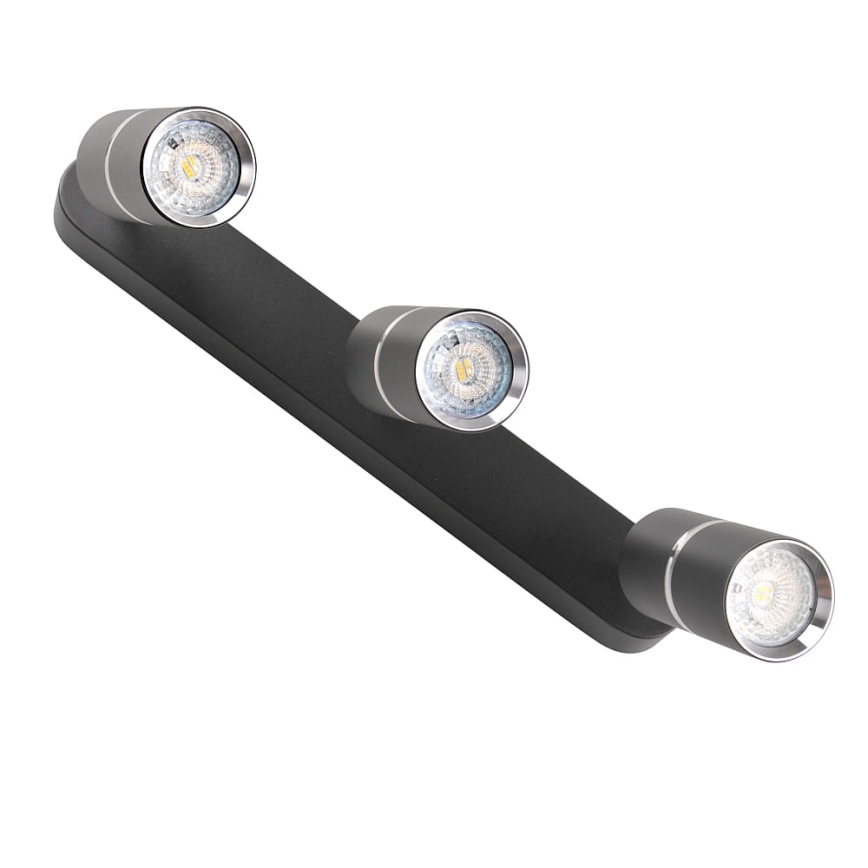 Strahler BAMBOO 3xGU10/10W/230V schwarz