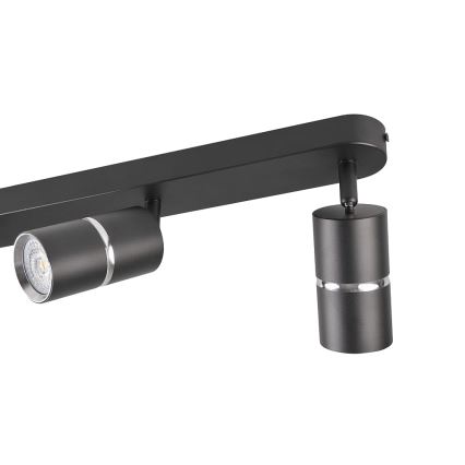 Strahler BAMBOO 3xGU10/10W/230V schwarz