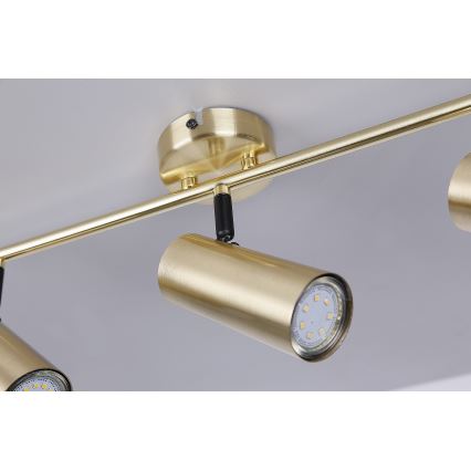 Strahler COLLY 3xGU10/15W/230V golden