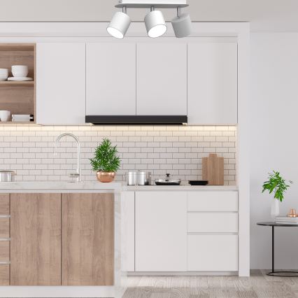 Strahler DIXIE 3xGX53/11W/230V weiß