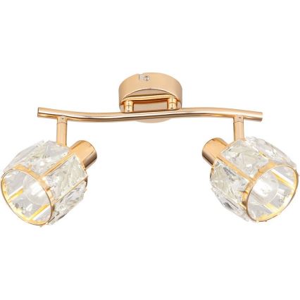 Strahler DUBAI 2xE14/40W/230V Roségold