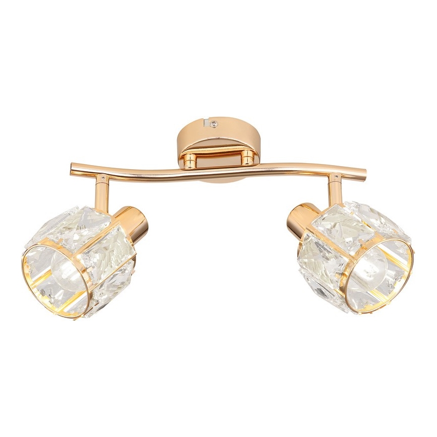 Strahler DUBAI 2xE14/40W/230V Roségold