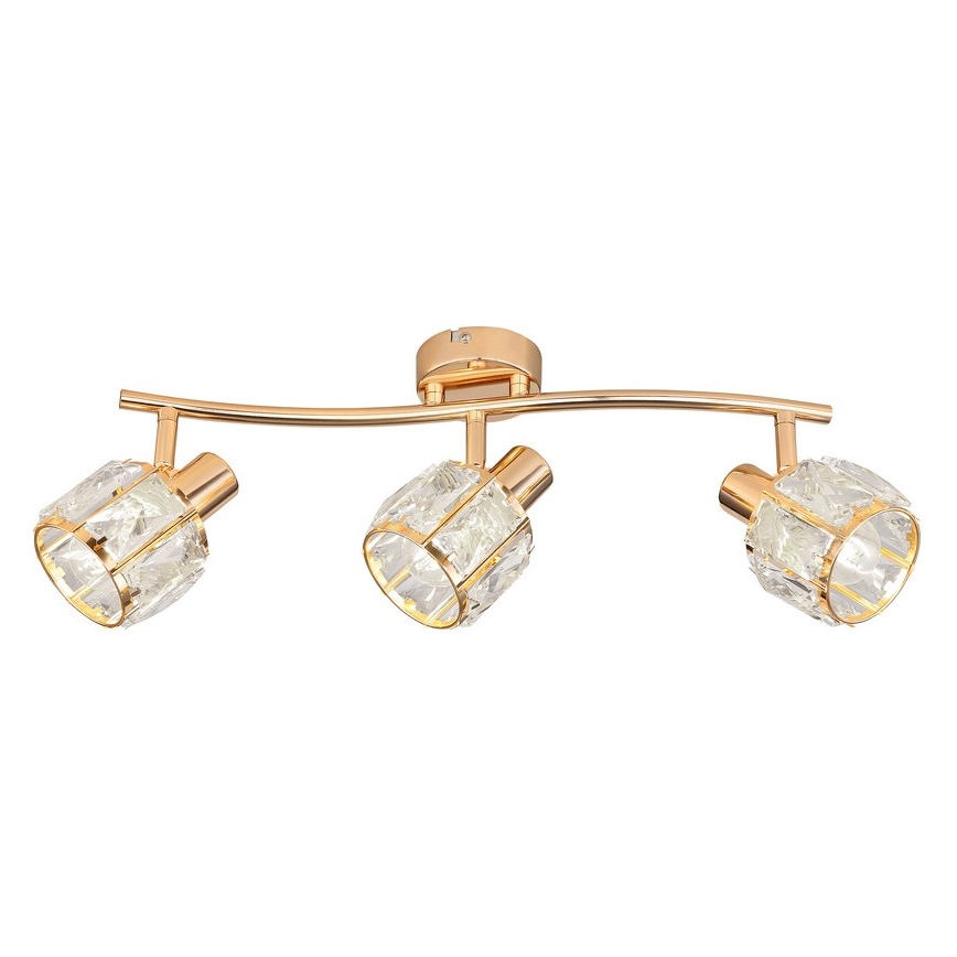 Strahler DUBAI 3xE14/40W/230V Roségold