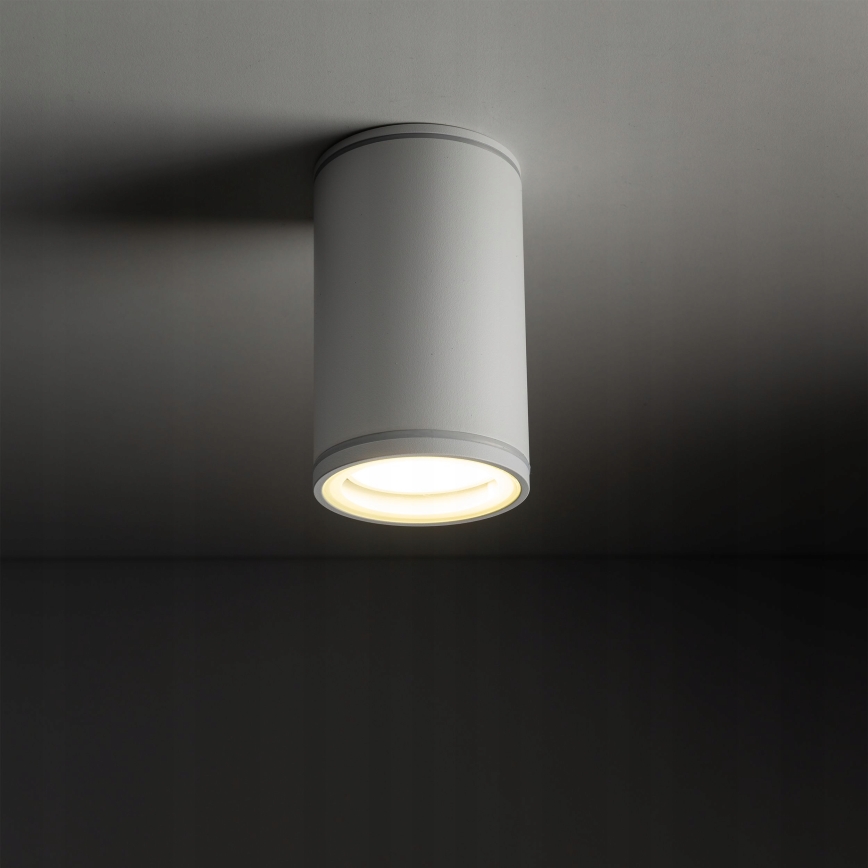 Strahler FLARE 1xGU10/10W/230V 10 cm weiß