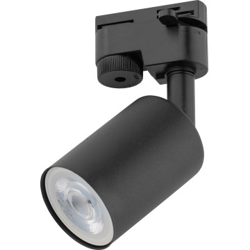 Strahler für 1-Phasen-Schienensystem TOP 1xGU10/10W/230V schwarz