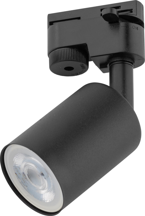 Strahler für 1-Phasen-Schienensystem TOP 1xGU10/10W/230V schwarz