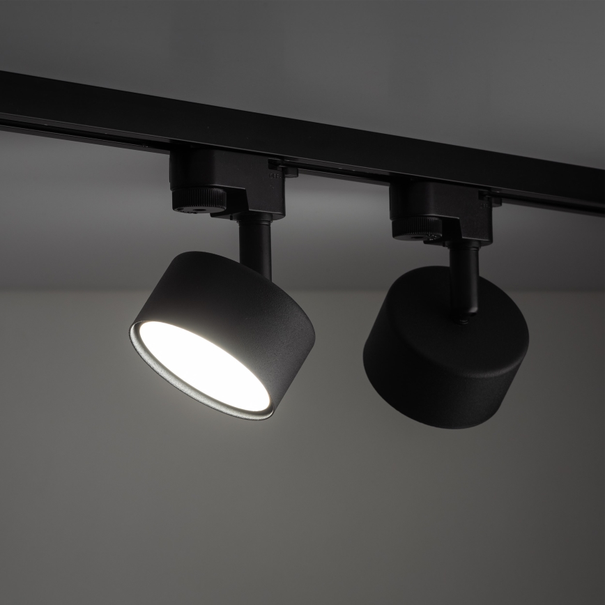 Strahler für 1-Phasen-Schienensystem AVIA 1xGX53/15W/230V schwarz
