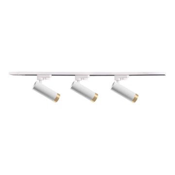 Strahler für Schienensystem FADO 3xGU10/10W/230V + 1 m Schienensystem weiß