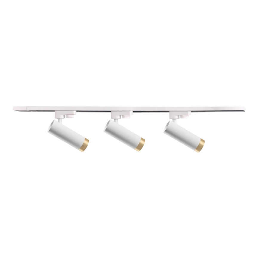 Strahler für Schienensystem FADO 3xGU10/10W/230V + 1 m Schienensystem weiß