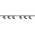 Strahler für Schienensystem FADO 6xGU10/10W/230V + 2x1 m Schienensystem schwarz