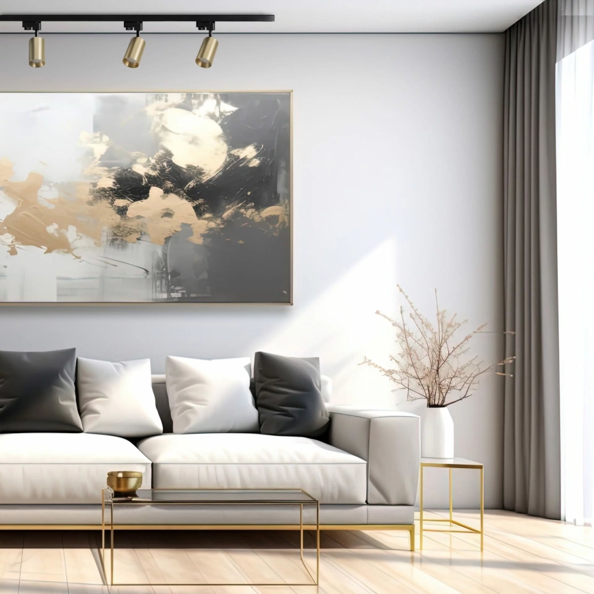 Strahler für Schienensystem MARIBEL 1xGU10/10W/230V golden