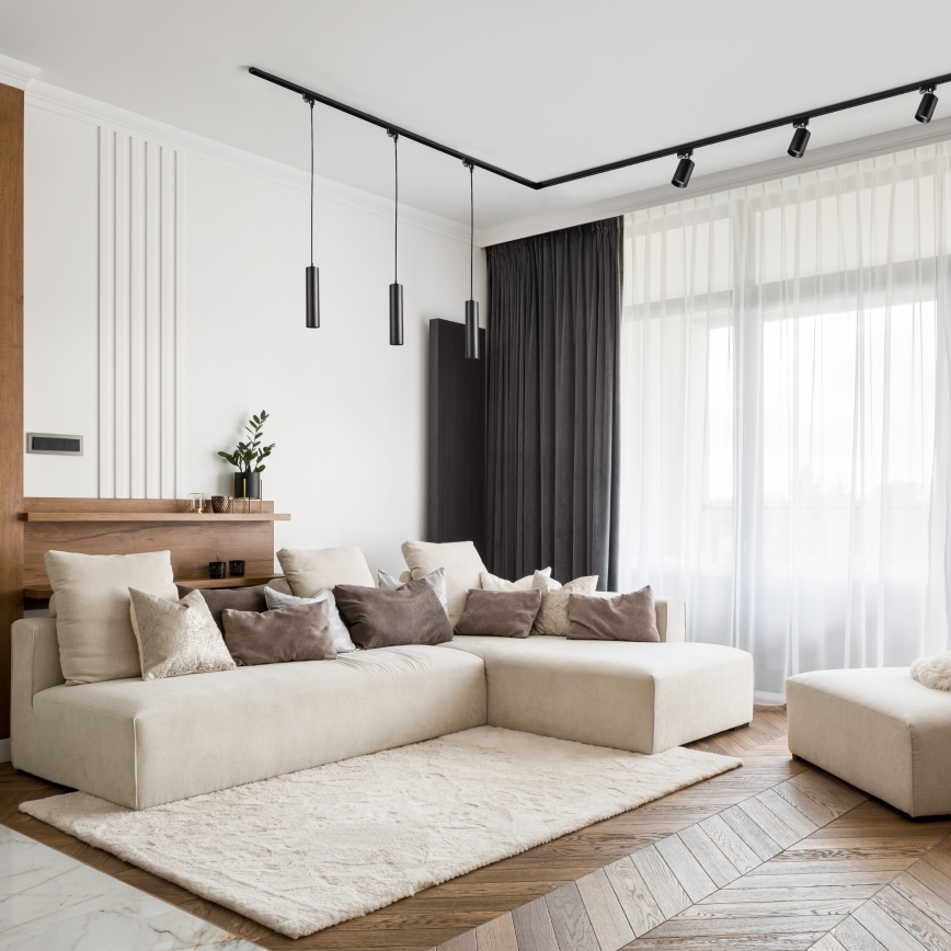 Strahler für Schienensystem MARIBEL 1xGU10/10W/230V schwarz