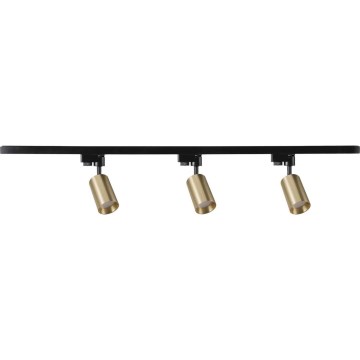 Strahler für Schienensystem MARIBEL 3xGU10/10W/230V +1 m Schienensystem golden
