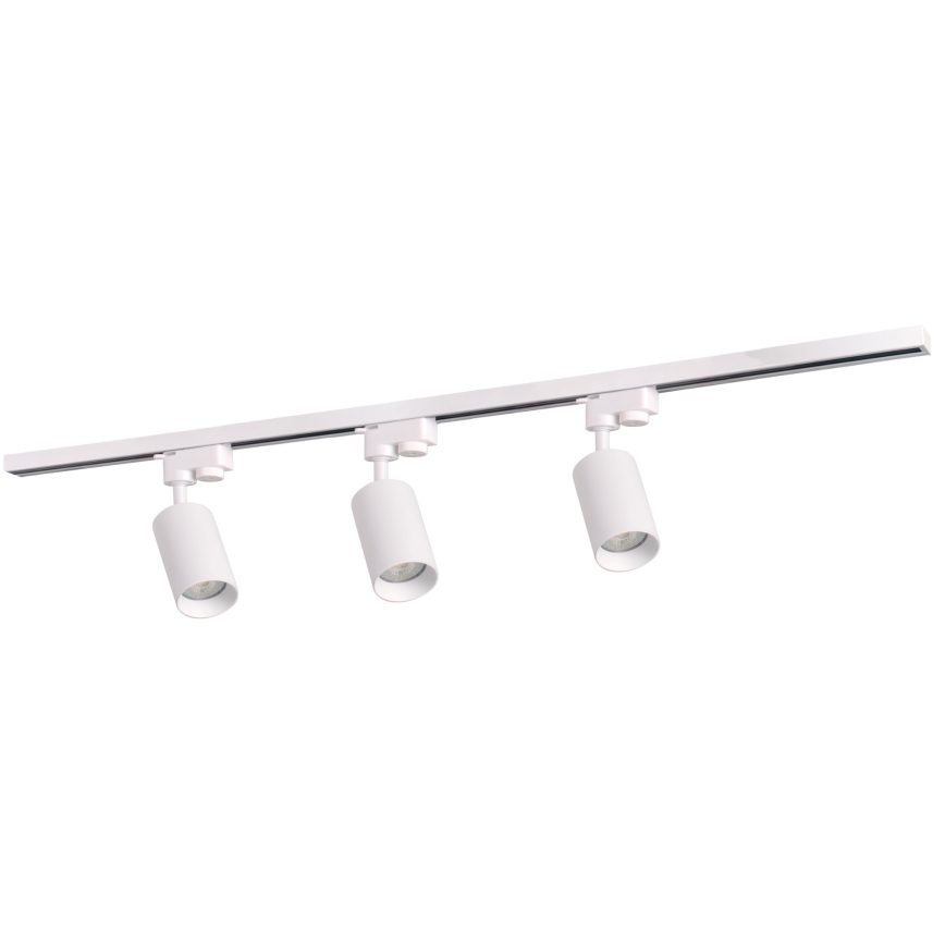 Strahler für Schienensystem MARIBEL 3xGU10/10W/230V +1 m Schienensystem weiß