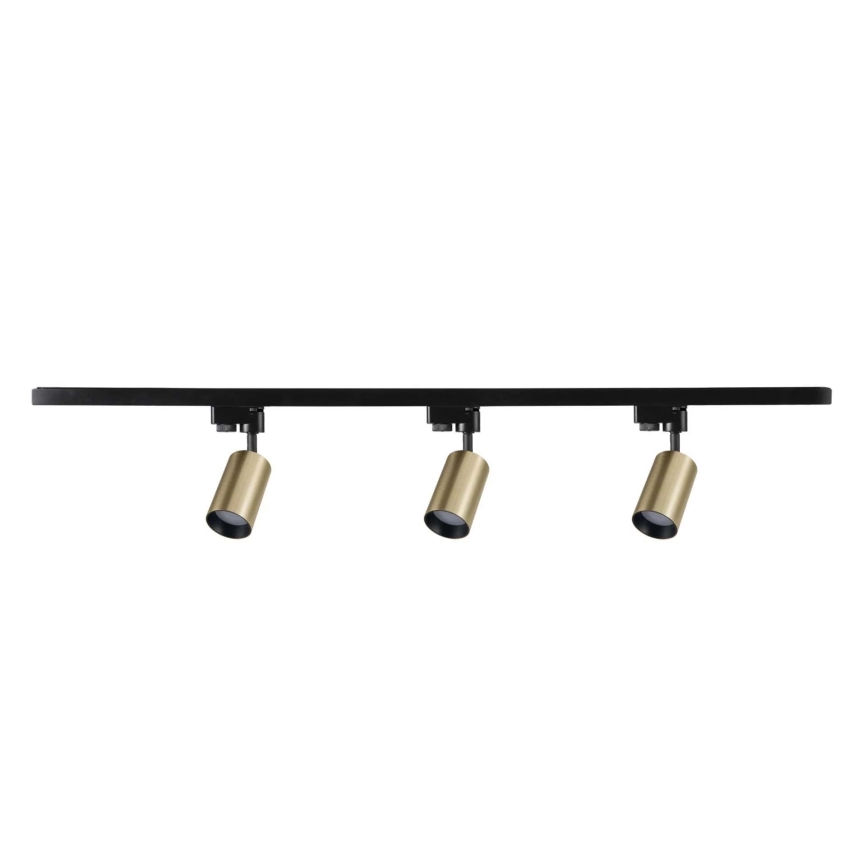 Strahler für Schienensystem MARIBEL 3xGU10/10W/230V +1 m Schienensystem golden