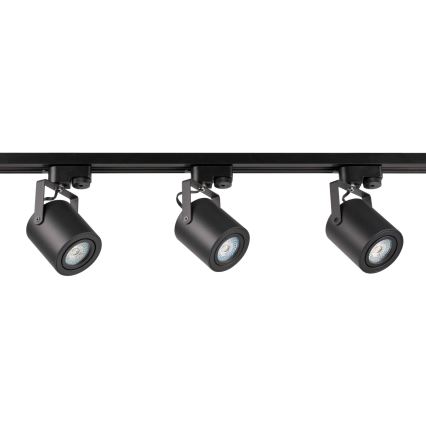 Strahler für Schienensystem MINOR 3xGU10/10W/230V + 1 m Schienensystem schwarz