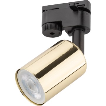 Strahler für Schienensystem TOP 1xGU10/10W/230V golden/schwarz