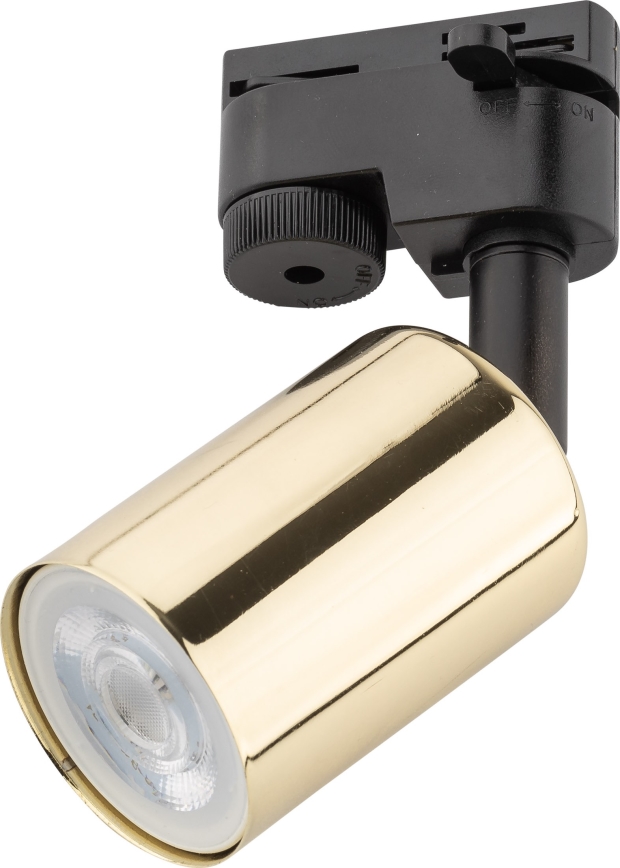 Strahler für Schienensystem TOP 1xGU10/10W/230V golden/schwarz