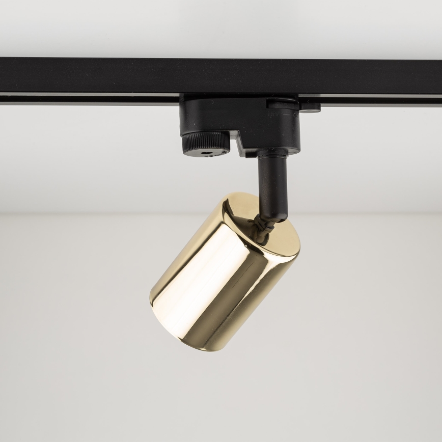 Strahler für Schienensystem TOP 1xGU10/10W/230V golden/schwarz
