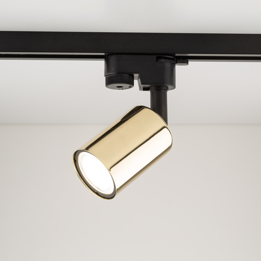 Strahler für Schienensystem TOP 1xGU10/10W/230V golden/schwarz