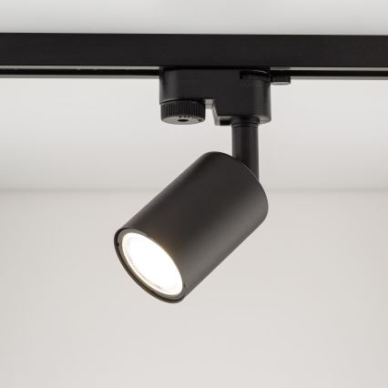 Strahler für 1-Phasen-Schienensystem TOP 1xGU10/10W/230V schwarz