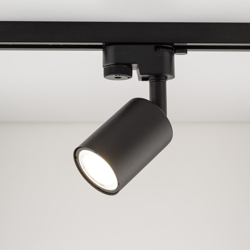 Strahler für 1-Phasen-Schienensystem TOP 1xGU10/10W/230V schwarz