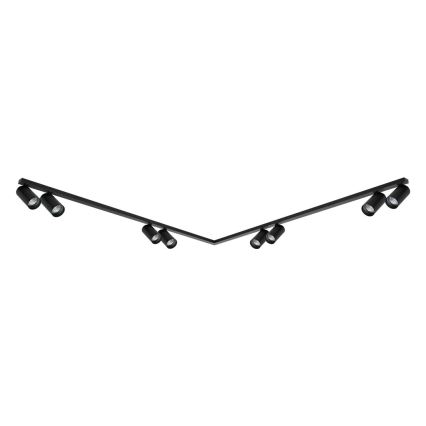 Strahler HERO SPOT 8xGU10/9W/230V schwarz
