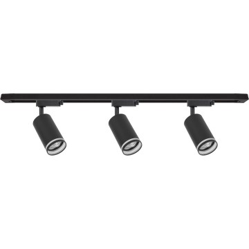 Strahler im Schienensystem PIPE 3xGU10/10W/230V schwarz