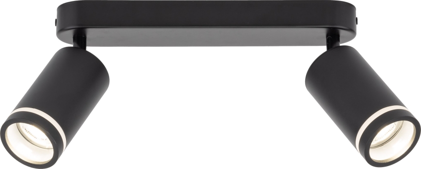Strahler JET 2xGU10/10W/230V schwarz