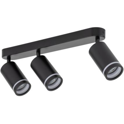 Strahler JET 3xGU10/10W/230V schwarz