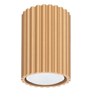 Strahler KARBON 1xGU10/10W/230V 10 cm golden