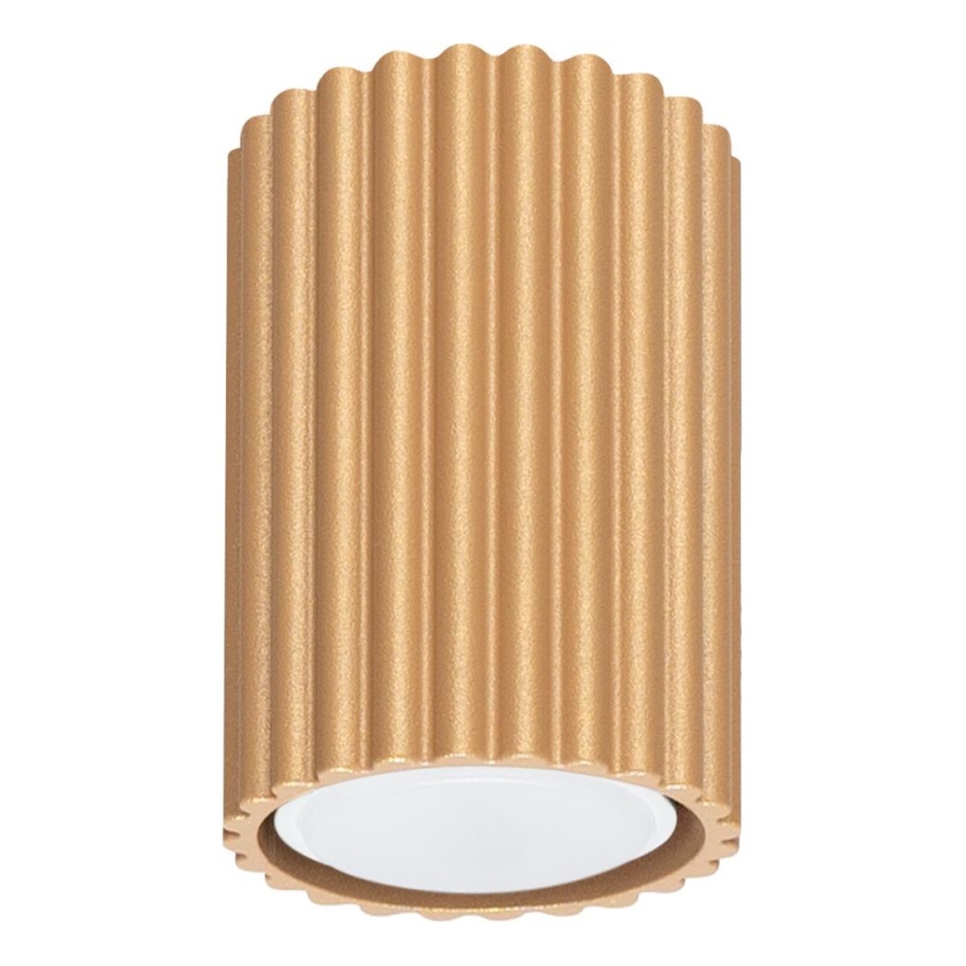 Strahler KARBON 1xGU10/10W/230V 10 cm golden