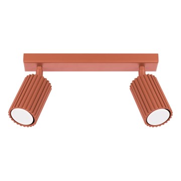 Strahler KARBON 2xGU10/10W/230V rot