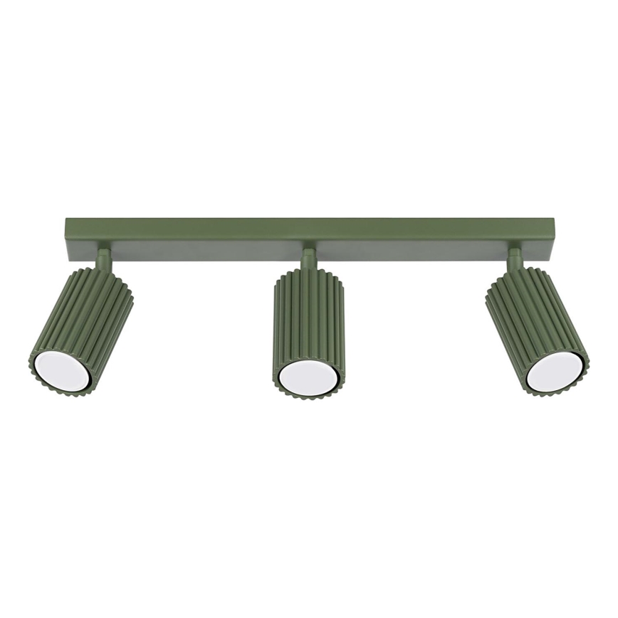 Strahler KARBON 3xGU10/10W/230V grün