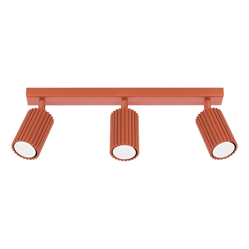 Strahler KARBON 3xGU10/10W/230V rot