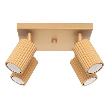 Strahler KARBON 4xGU10/10W/230V golden