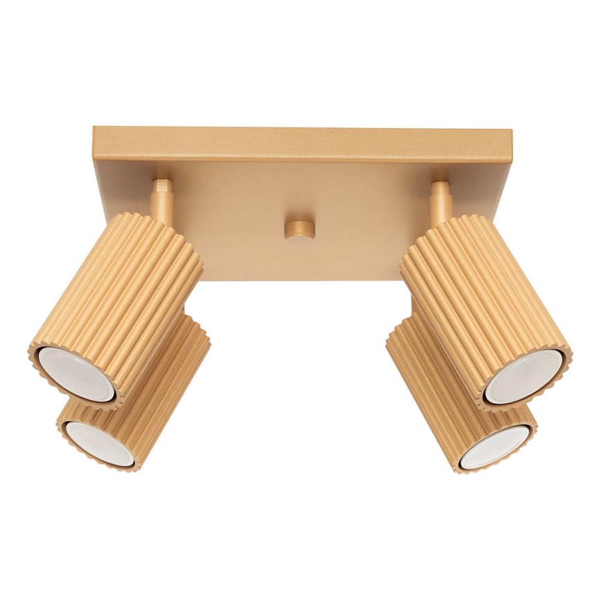 Strahler KARBON 4xGU10/10W/230V golden