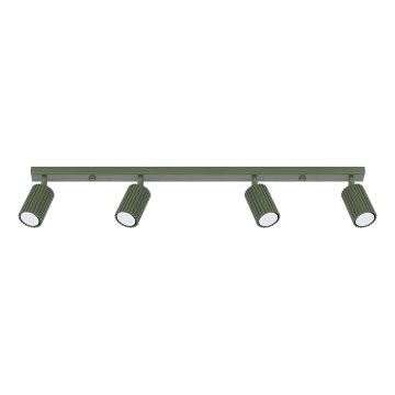Strahler KARBON 4xGU10/10W/230V grün