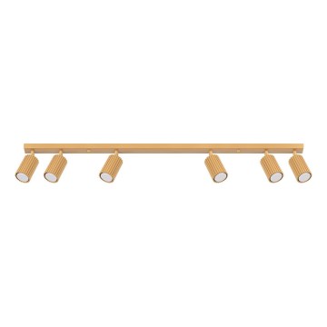 Strahler KARBON 6xGU10/10W/230V golden