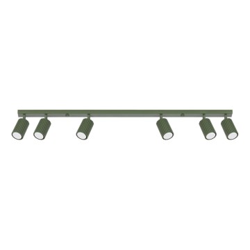 Strahler KARBON 6xGU10/10W/230V grün